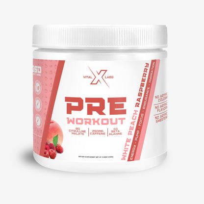 White Peach Raspberry Pre-Workout