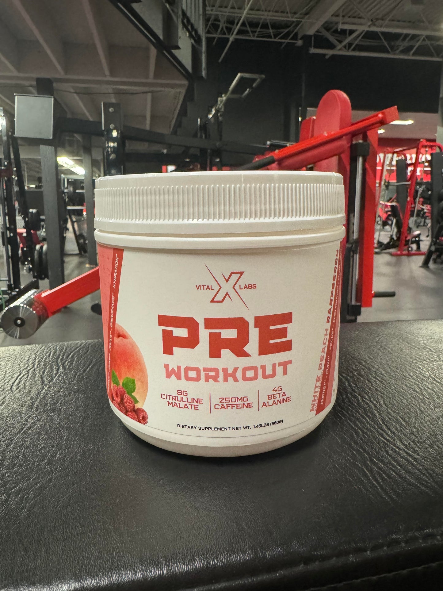 White Peach Raspberry Pre-Workout